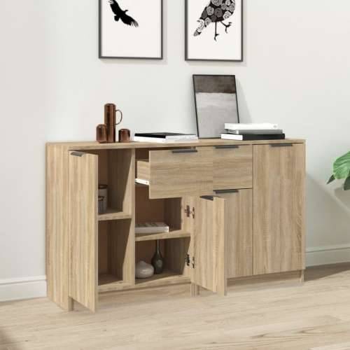 Komoda 2kom boja hrasta sonome 60x30x70cm od konstruiranog drva - sonoma hrast 2 Cijena