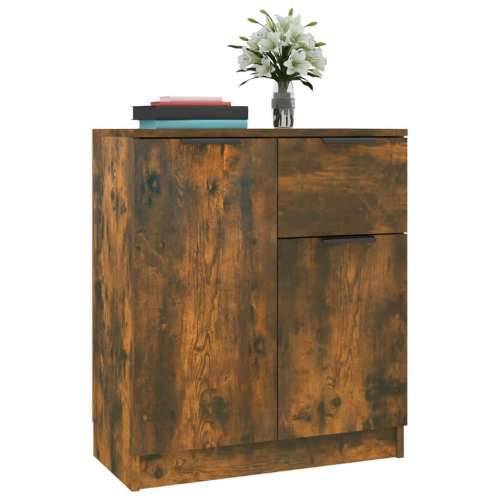 Komode 2 kom boja dimljenog hrasta 60x30x70cm konstruirano drvo - Dimljeni hrast 2 Cijena