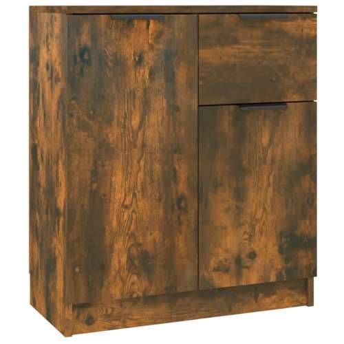 Komode 2 kom boja dimljenog hrasta 60x30x70cm konstruirano drvo - Dimljeni hrast 2 Cijena