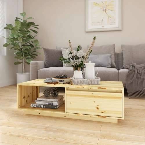 Stolić za kavu 110 x 50 x 33,5 cm od masivne jelovine Cijena