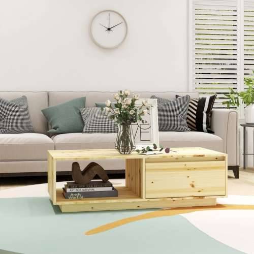 Stolić za kavu 110 x 50 x 33,5 cm od masivne jelovine Cijena