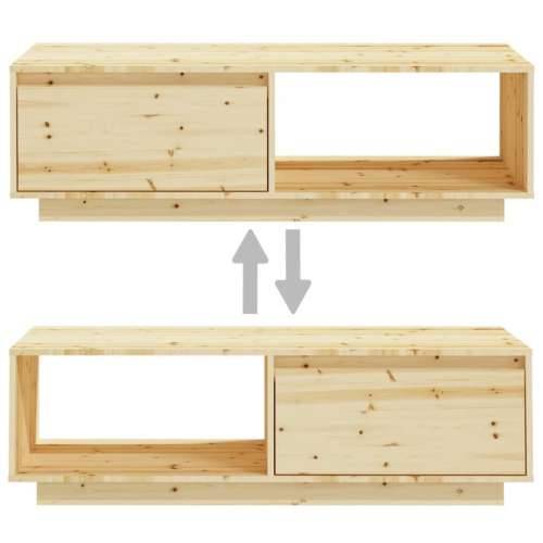 Stolić za kavu 110 x 50 x 33,5 cm od masivne jelovine Cijena