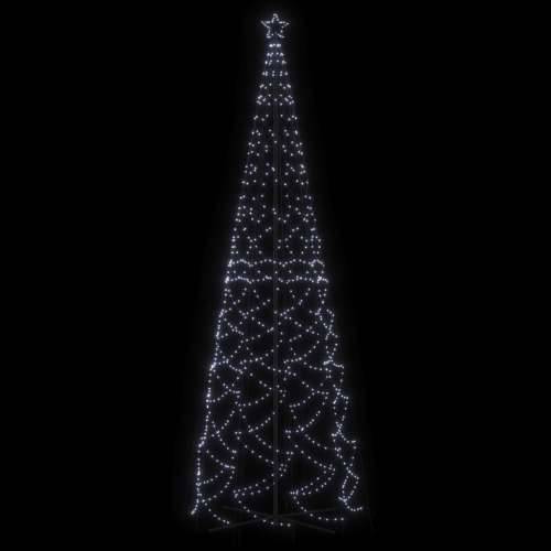 Stožasto božićno drvce hladno bijelo 1400 LED žarulja 160x500cm - Hladna bijela 500 x 160 cm 1 Cijena