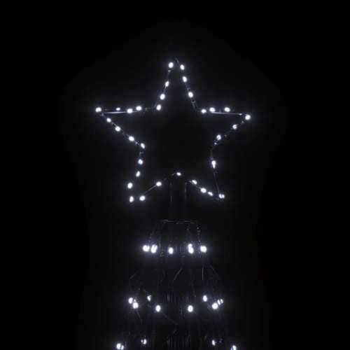 Stožasto božićno drvce hladno bijelo 1400 LED žarulja 160x500cm - Hladna bijela 500 x 160 cm 1 Cijena