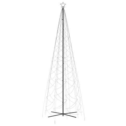 Stožasto božićno drvce šareno 1400 LED žarulja 160 x 500 cm - Šareni 500 x 160 cm 1 Cijena