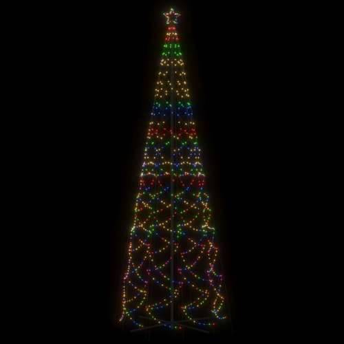 Stožasto božićno drvce šareno 1400 LED žarulja 160 x 500 cm - Šareni 500 x 160 cm 1 Cijena