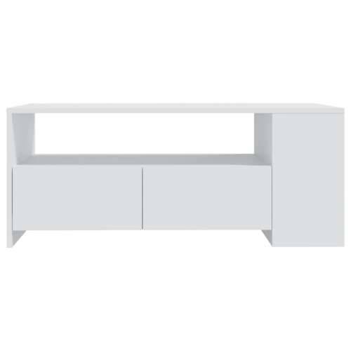 Stolić za kavu bijeli 102 x 55 x 42 cm od konstruiranog drva - Bijela 1 Cijena