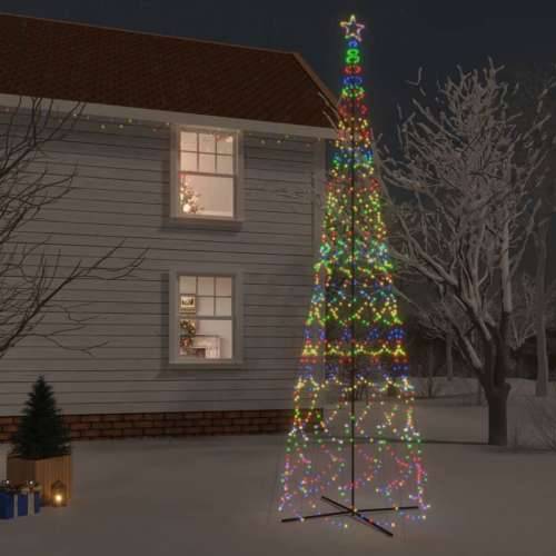 Stožasto božićno drvce šareno 3000 LED žarulja 230 x 800 cm Cijena