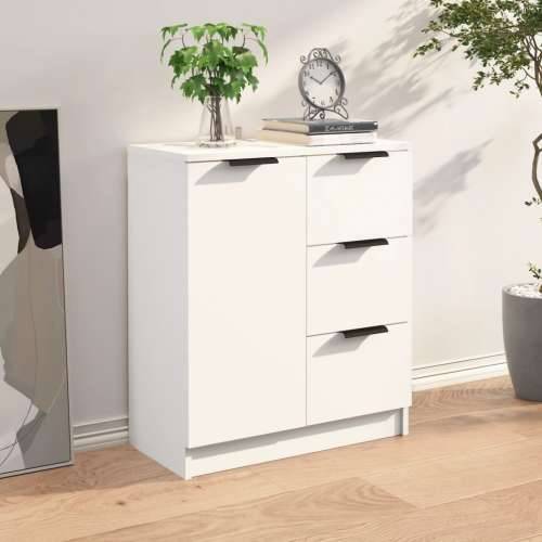 Komoda bijela 60x30x70 cm od konstruiranog drva - Bijela 1 Cijena