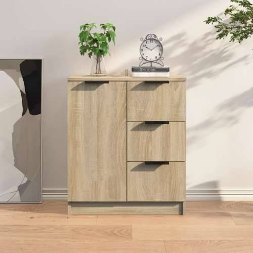 Komoda boja hrasta sonome 60 x 30 x 70 cm od konstruiranog drva - sonoma hrast 1 Cijena