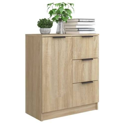 Komoda boja hrasta sonome 60 x 30 x 70 cm od konstruiranog drva - sonoma hrast 1 Cijena