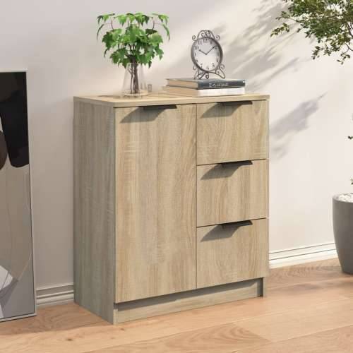 Komoda boja hrasta sonome 60 x 30 x 70 cm od konstruiranog drva - sonoma hrast 1 Cijena