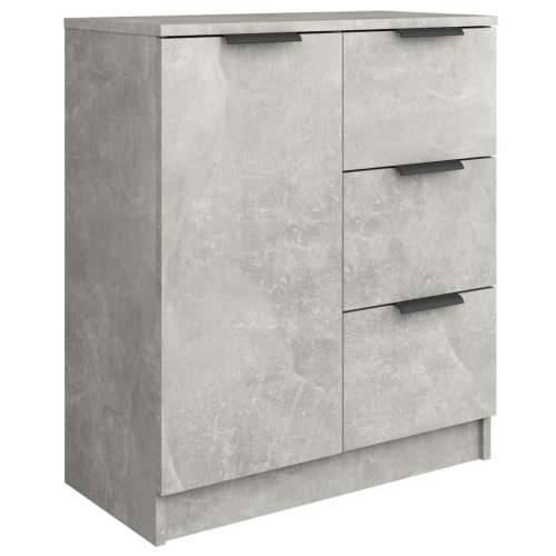 Komoda siva boja betona 60x30x70 cm od konstruiranog drva - Beton siva 1 Cijena