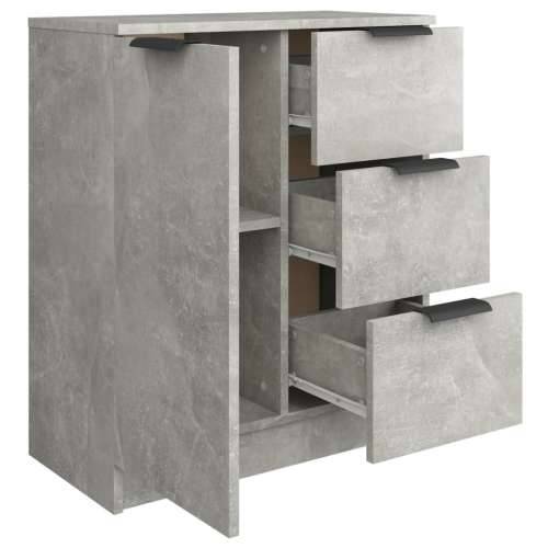 Komoda siva boja betona 60x30x70 cm od konstruiranog drva - Beton siva 1 Cijena