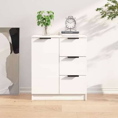 Komoda sjajna bijela 60x30x70 cm od konstruiranog drva - Visoko sjajno bijela 1 Cijena