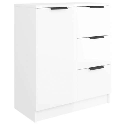 Komoda sjajna bijela 60x30x70 cm od konstruiranog drva - Visoko sjajno bijela 1 Cijena