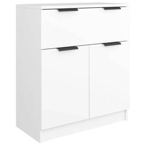 Komoda bijela 60x30x70 cm od konstruiranog drva - Bijela 1 Cijena