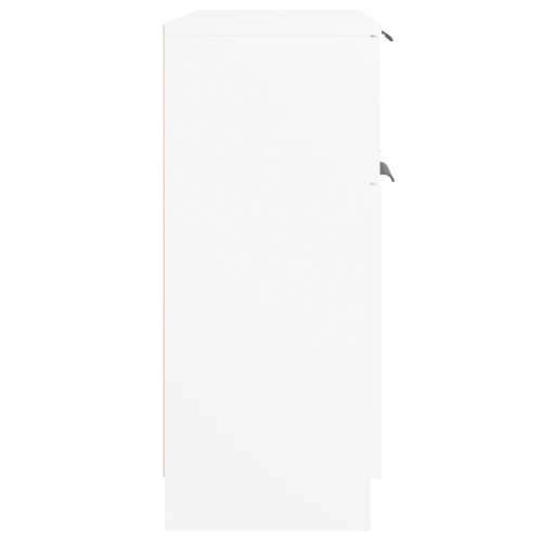 Komoda bijela 60x30x70 cm od konstruiranog drva - Bijela 1 Cijena