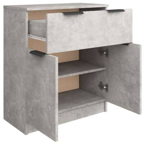 Komoda siva boja betona 60x30x70 cm od konstruiranog drva - Beton siva 1 Cijena