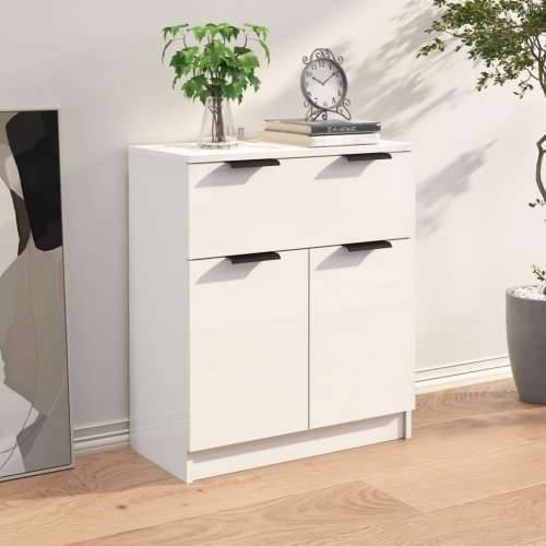 Komoda sjajna bijela 60x30x70 cm od konstruiranog drva - Visoko sjajno bijela 1 Cijena