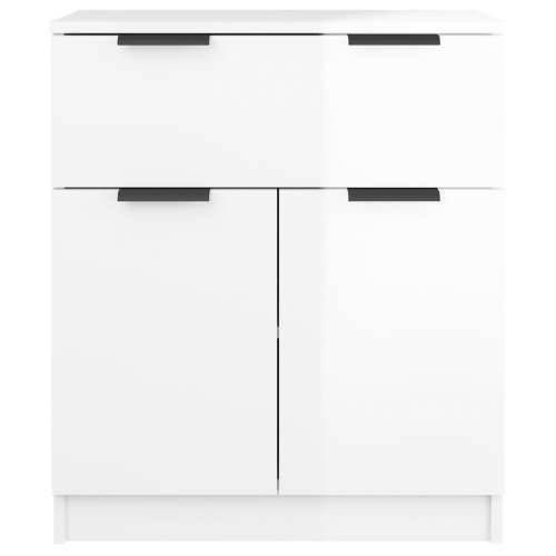 Komoda sjajna bijela 60x30x70 cm od konstruiranog drva - Visoko sjajno bijela 1 Cijena