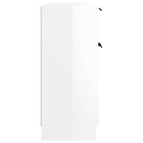 Komoda sjajna bijela 60x30x70 cm od konstruiranog drva - Visoko sjajno bijela 1 Cijena