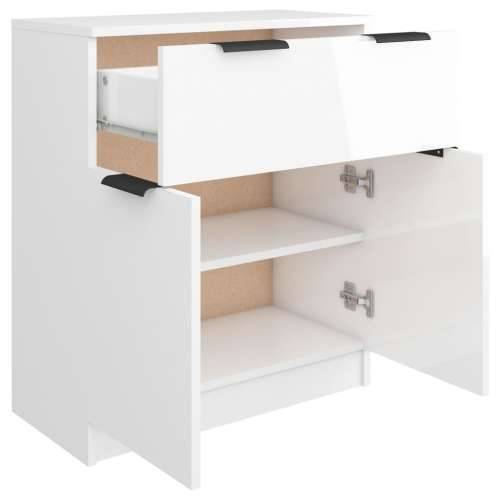 Komoda sjajna bijela 60x30x70 cm od konstruiranog drva - Visoko sjajno bijela 1 Cijena