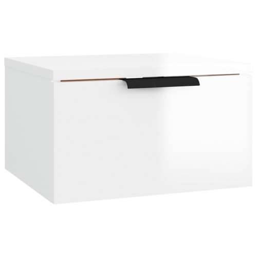 Zidni noćni ormarići 2 kom visoki sjaj bijeli 34 x 30 x 20 cm - Visoko sjajno bijela 2 Cijena