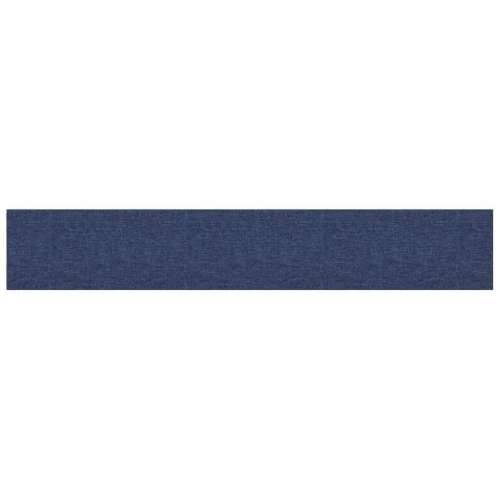 Zidne ploče 12 kom plava 90 x 15 cm tkanina 1,62 m² - Plava 90 x 15 cm 12 Pravokutno Cijena