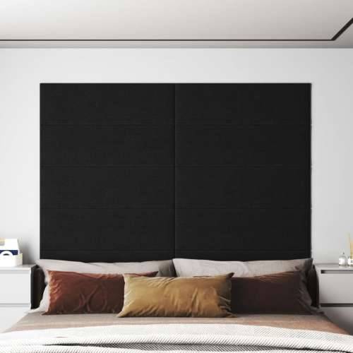 Zidne ploče 12 kom crna 90 x 30 cm tkanina 3,24 m² - Crna 90 x 30 cm 12 Pravokutno Cijena