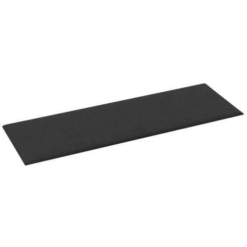 Zidne ploče 12 kom crna 90 x 30 cm tkanina 3,24 m² - Crna 90 x 30 cm 12 Pravokutno Cijena
