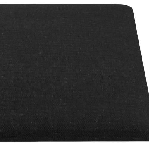 Zidne ploče 12 kom crna 90 x 30 cm tkanina 3,24 m² - Crna 90 x 30 cm 12 Pravokutno Cijena