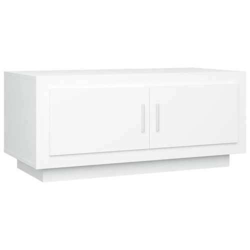 Stolić za kavu bijeli 102 x 50 x 45 cm od konstruiranog drva - Bijela 1 Cijena