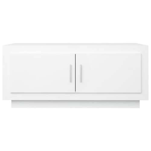 Stolić za kavu bijeli 102 x 50 x 45 cm od konstruiranog drva - Bijela 1 Cijena