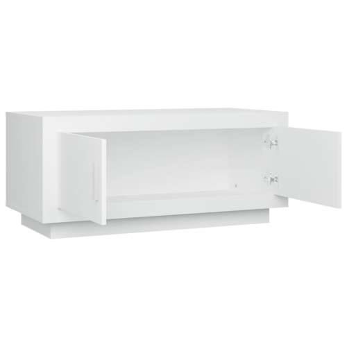 Stolić za kavu bijeli 102 x 50 x 45 cm od konstruiranog drva - Bijela 1 Cijena