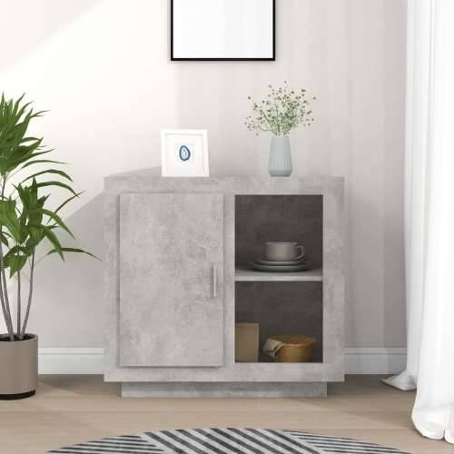 Komoda siva boja betona 80x40x75 cm - Beton siva 1 Cijena