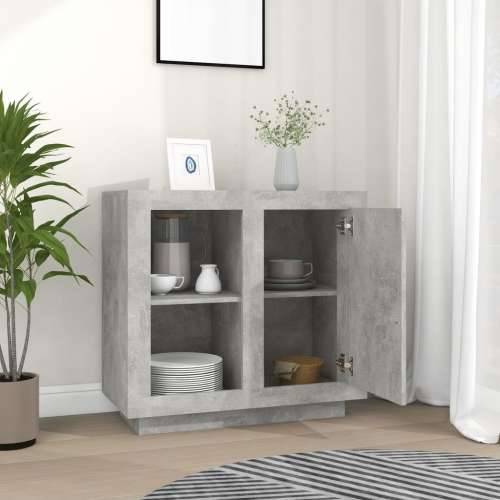 Komoda siva boja betona 80x40x75 cm - Beton siva 1 Cijena