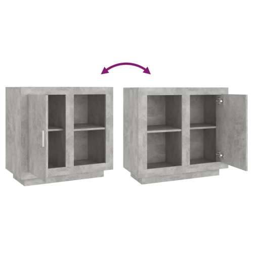 Komoda siva boja betona 80x40x75 cm - Beton siva 1 Cijena