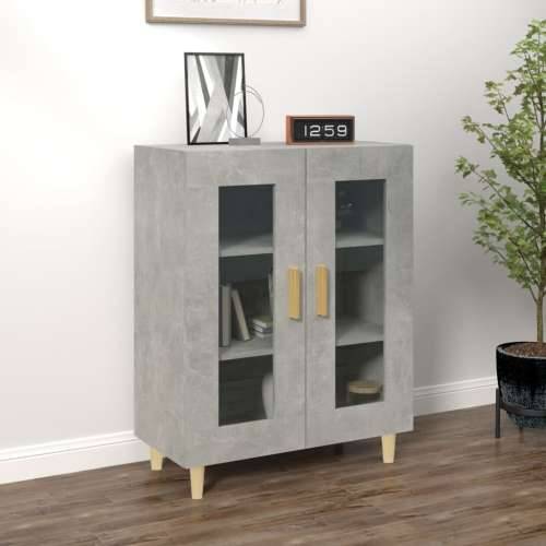 Komoda siva boja betona 69,5x34x90 cm od konstruiranog drva - Beton siva 1 Cijena