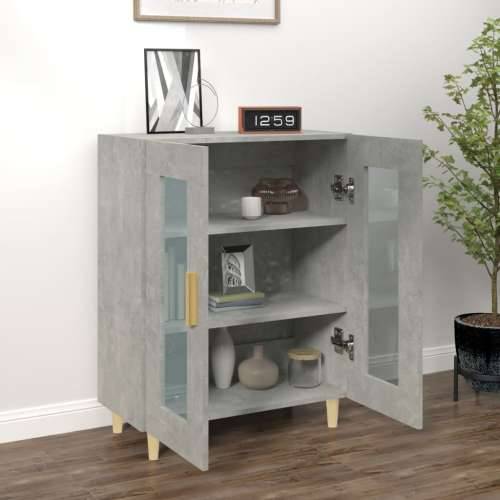 Komoda siva boja betona 69,5x34x90 cm od konstruiranog drva - Beton siva 1 Cijena