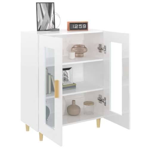 Komoda sjajna bijela 69,5x34x90 cm od konstruiranog drva - Visoko sjajno bijela 1 Cijena