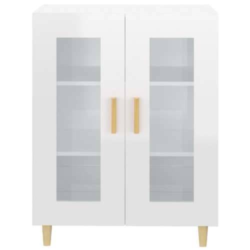 Komoda sjajna bijela 69,5x34x90 cm od konstruiranog drva - Visoko sjajno bijela 1 Cijena