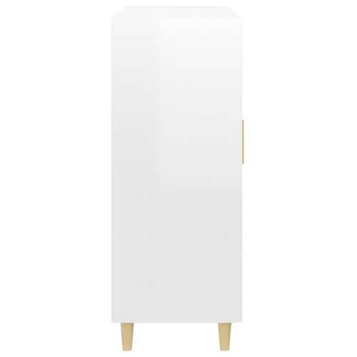 Komoda sjajna bijela 69,5x34x90 cm od konstruiranog drva - Visoko sjajno bijela 1 Cijena