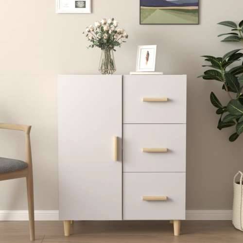 Komoda bijela 69,5x34x90 cm od konstruiranog drva - Bijela 1 Cijena