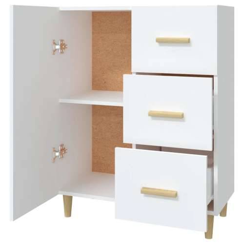 Komoda bijela 69,5x34x90 cm od konstruiranog drva - Bijela 1 Cijena
