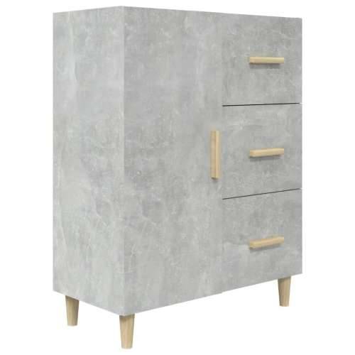 Komoda siva boja betona 69,5x34x90 cm od konstruiranog drva - Beton siva 1 Cijena
