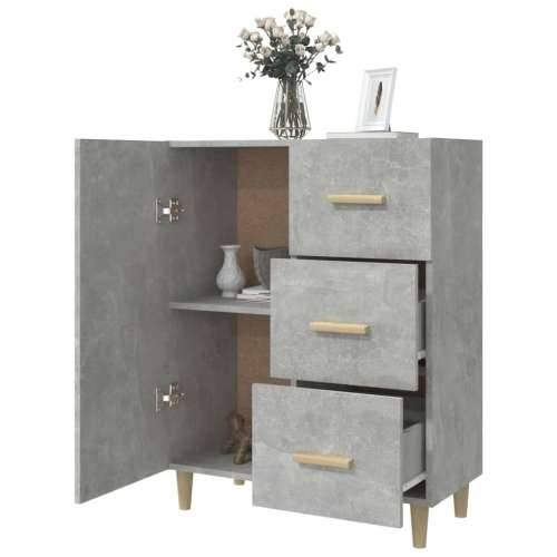 Komoda siva boja betona 69,5x34x90 cm od konstruiranog drva - Beton siva 1 Cijena