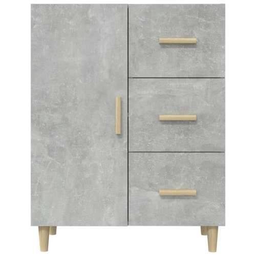 Komoda siva boja betona 69,5x34x90 cm od konstruiranog drva - Beton siva 1 Cijena