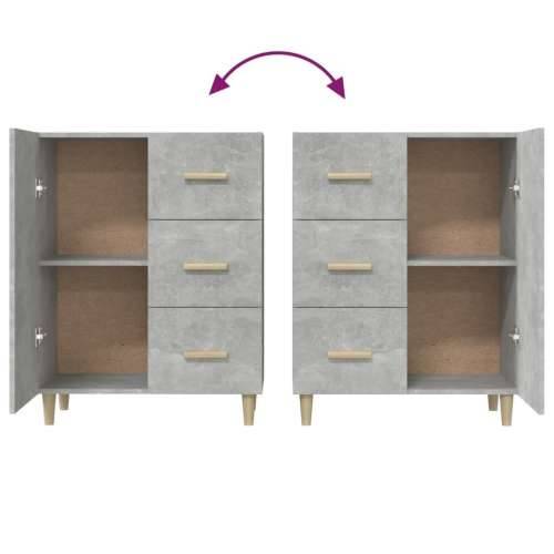 Komoda siva boja betona 69,5x34x90 cm od konstruiranog drva - Beton siva 1 Cijena