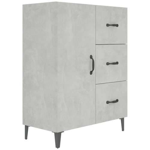 Komoda siva boja betona 69,5x34x90 cm od konstruiranog drva - Beton siva 1 Cijena